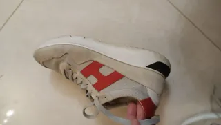 Hogan Sneakers Beige/Rosso Taglia 42