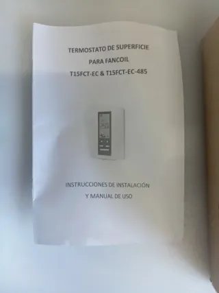 Termostato Fancoil T15FCT & T15FCT-EC-485