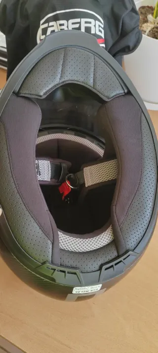 Casco Caberg Negro y Gris