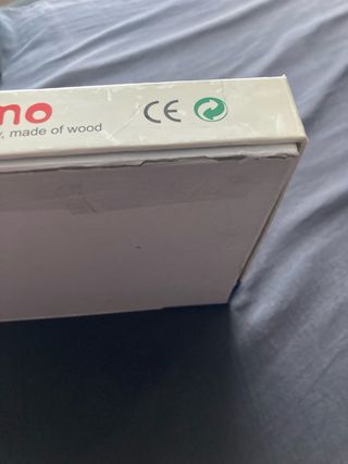 Juego de memoria de madera con frutas