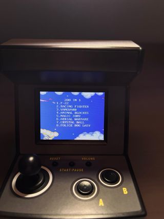 Mini videoconsola retro arcade