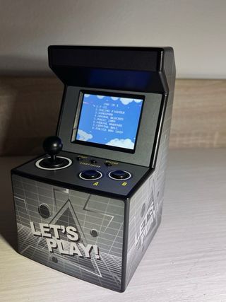 Mini videoconsola retro arcade