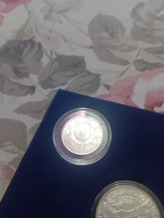 Set monete argento Italia 90