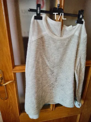 Roxy Jersey Blanco Talla L