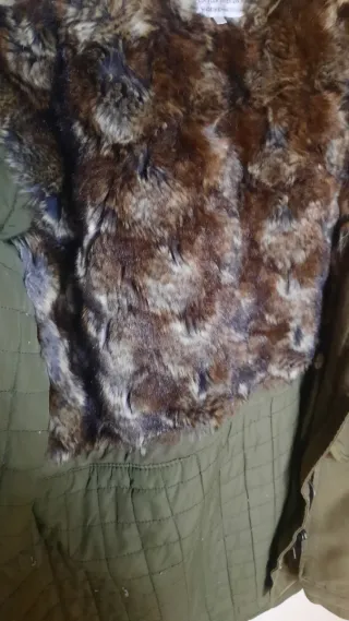 Parka Zara Trafaluc Mujer Verde