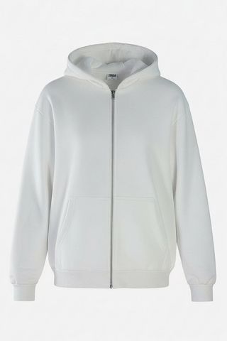 Sudadera Urban Classics Blanca Cremallera Talla XL