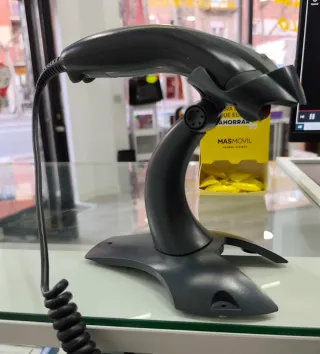 Lector de Código de Barras Negro