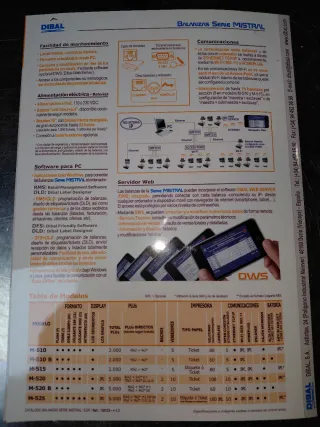 Balanza DIBAL M-525 DC