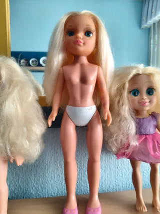 Lote 3 Muñecas Rubias