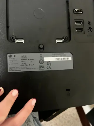 Monitor LG UltraWide 34” Curvo 34WR50QK (per riparazione o ricambi)