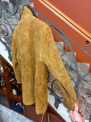 Cappotto Montone Shearling Vera Pelle scamosciata