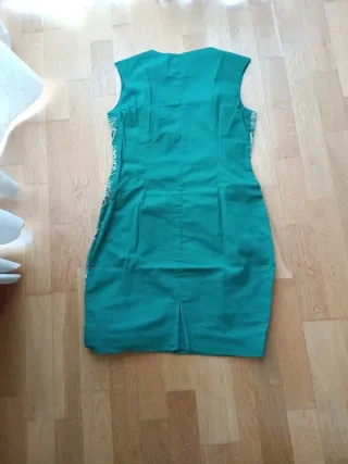 Vestido ALMATRICHI Talla 40 Verde Encaje