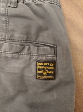 Pantalones cargo grises talla L