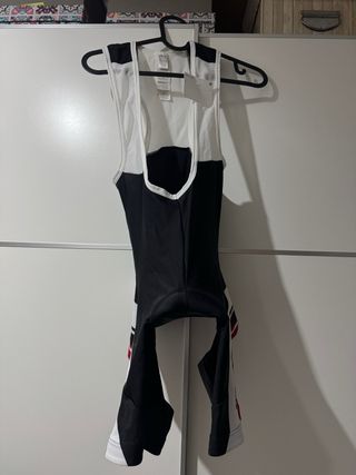 Maillot Ciclismo Hombre Negro/Blanco