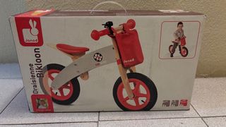 Bicicleta infantil madera sin pedales De 3/6 años