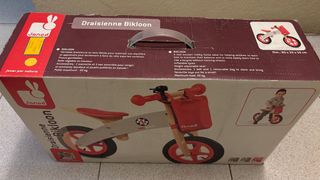 Bicicleta infantil madera sin pedales De 3/6 años