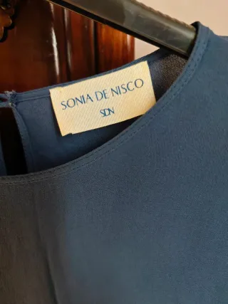 Sonia de Nisco Vestito/Casacca Blu Taglia S