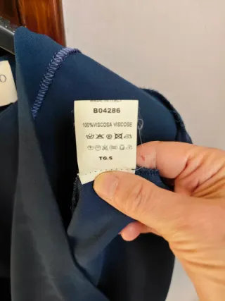 Sonia de Nisco Vestito/Casacca Blu Taglia S