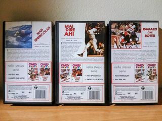 3 Videocassette Crazy Sport VHS