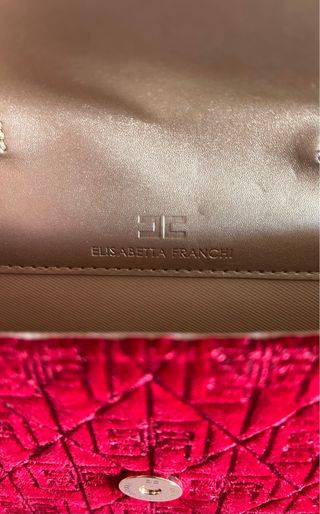 Bolso Elisabetta Franchi Rojo