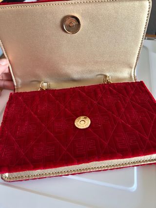 Bolso Elisabetta Franchi Rojo