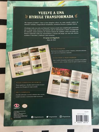 Guía Oficial Zelda Tears of the Kingdom Piggyback