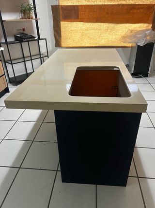 Isla de cocina moderna