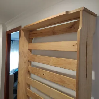 Cama Montessori Madera natural 200x90