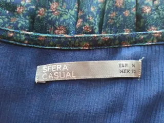 Vestido Sfera Boho Flores Talla M