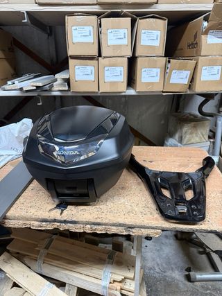 Maleta Top Case Moto Honda Negra