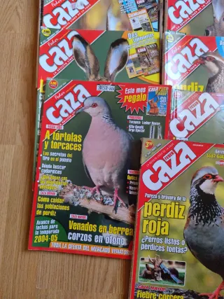 Revistas feder caza año 1999 a 2008.
