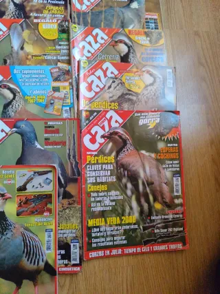 Revistas feder caza año 1999 a 2008.