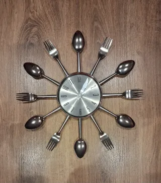Reloj de Pared Cucharas y Tenedores