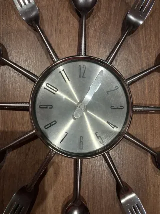 Reloj de Pared Cucharas y Tenedores