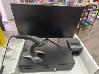 Conjunto TPV: Monitor, Caja, Impresora, Lector..