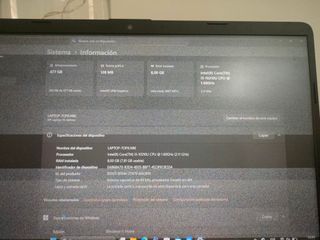 Portátil HP Plata i5