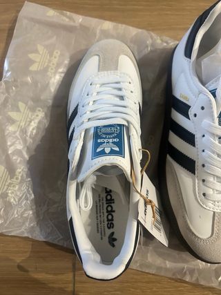 Adidas Samba Zapatillas Blancas y Negras