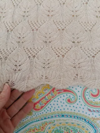 Jersey calado con cuello polo Talla XS