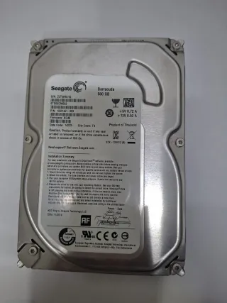 Disco Duro Seagate Barracuda 500GB