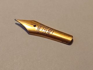 Plumín Warranted Gold Pen 14Cts Antiguo