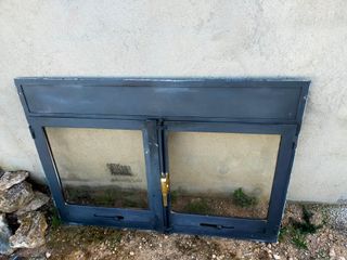 Puertas Chimenea Leña Cristal