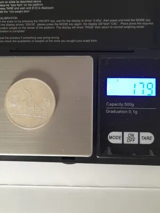 Moneda 2000 Pesetas Plata 1997 El Quijote