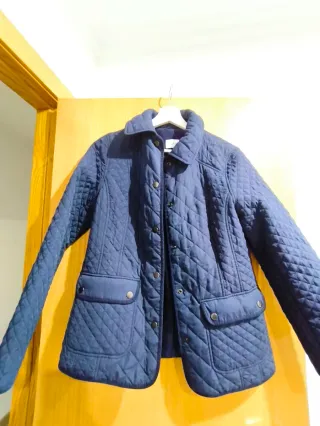 Chaqueta azul acolchada talla 12