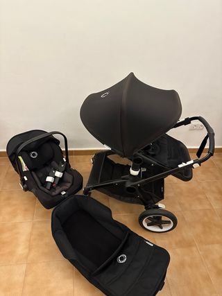 Carrito Bugaboo Fox Negro + Grupo 0