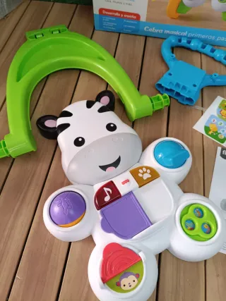 Fisher-Price Cebra Parlanchina Ríe y Aprende