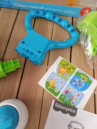 Fisher-Price Cebra Parlanchina Ríe y Aprende