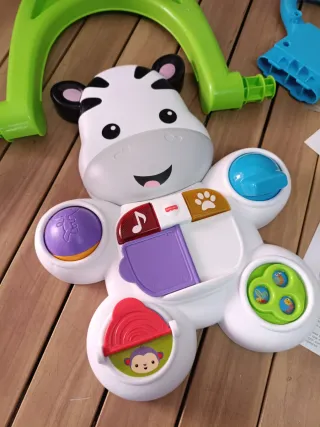 Fisher-Price Cebra Parlanchina Ríe y Aprende