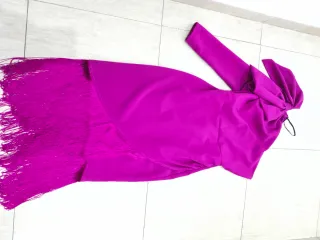 Vestido Morado Fiesta, usado una vez