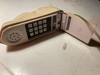 Teléfono Vintage Conejo Beige