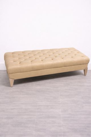 Banco pie de cama Lamartine Beige Cuero